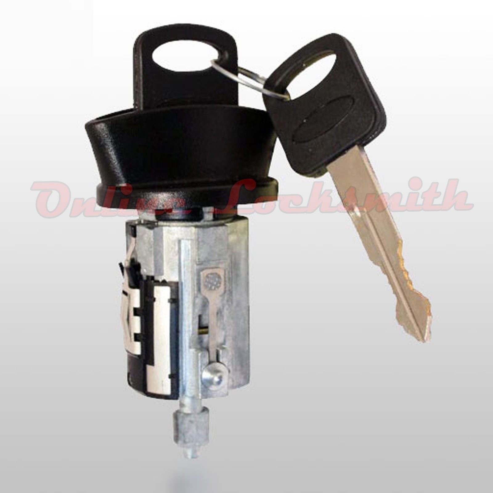 Ignition Switch Cylinder For Ford Lincoln Mercury 96-01 8-Cuts Coded with 2 Keys