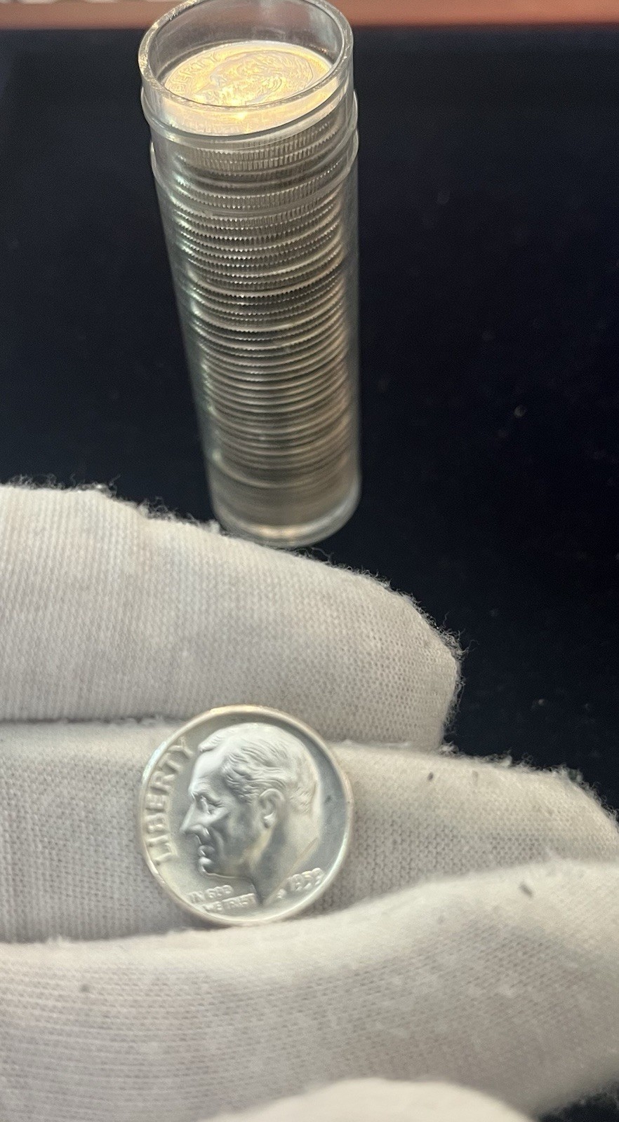 1959 Roosevelt Dime BU 90% Silver 10c US Coin