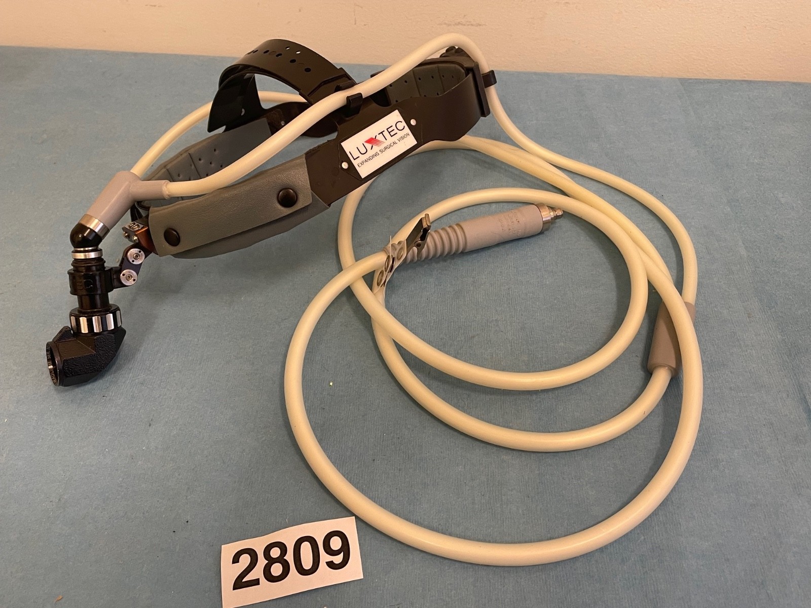 TESTED Luxtec Fiberoptics Fiberoptic Headlight with Lighted Cable
