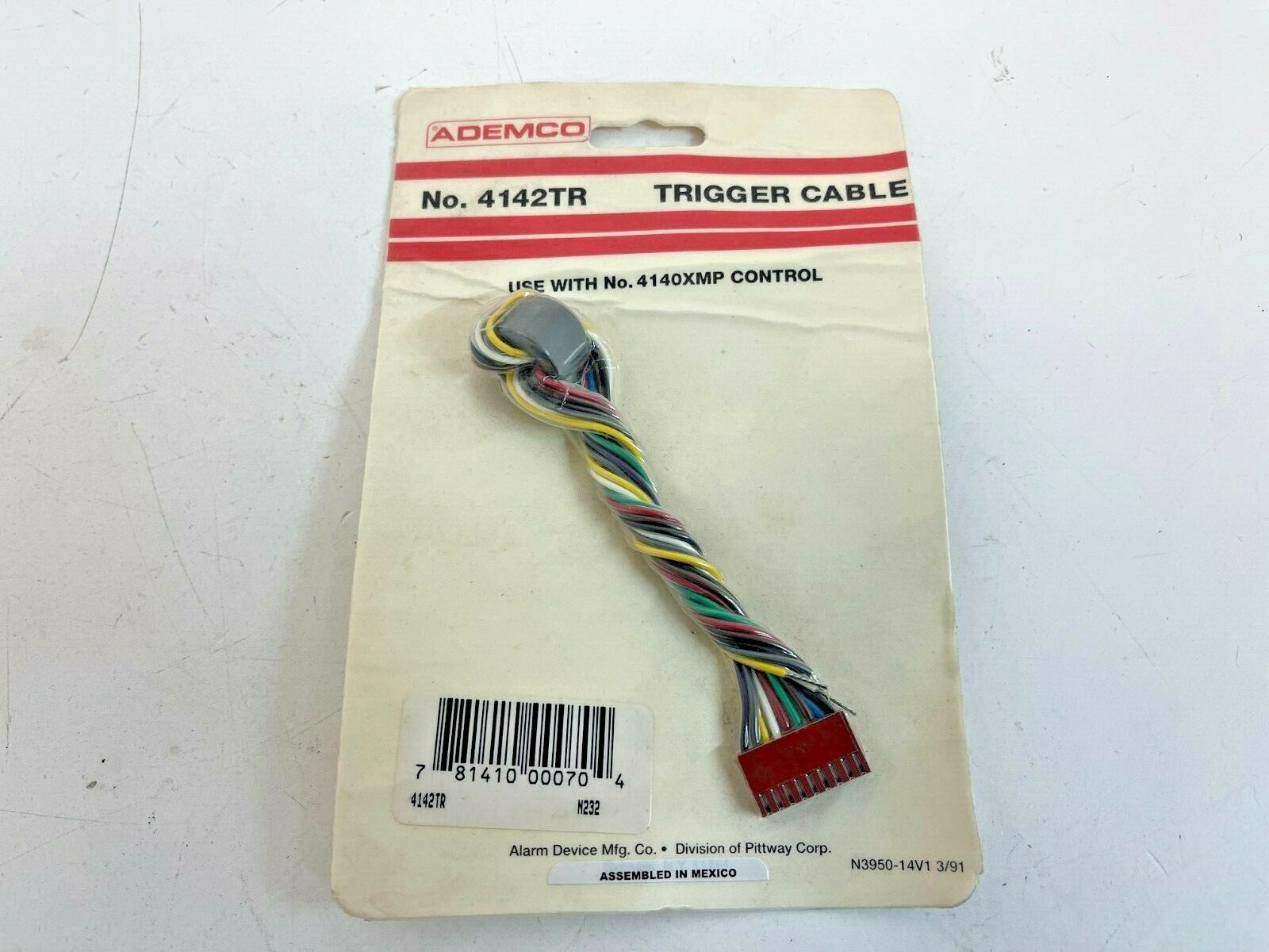 New Ademco Trigger Cable No. 4142TR for Use With No. 4140XMP Control