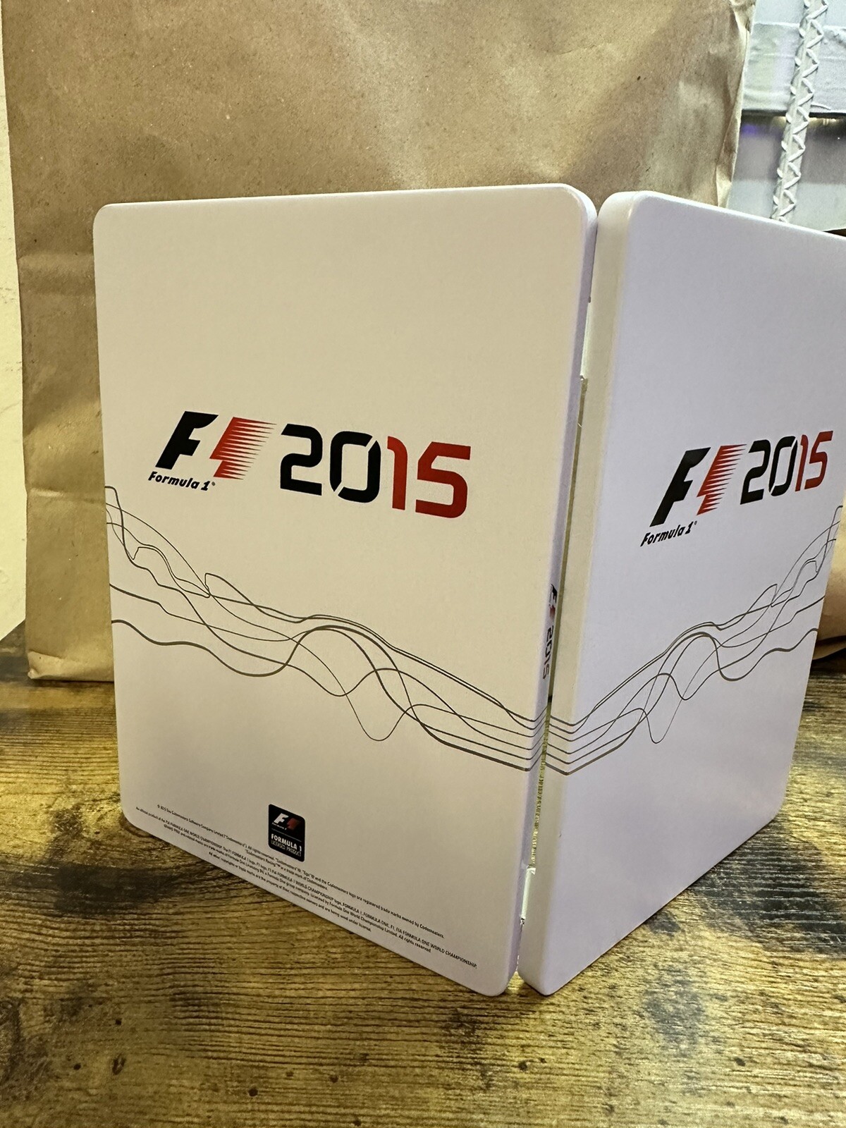 RARE IN STOCK, NEW Formula 1 2015 Promotional SteelBook SteelCase No Game Mint