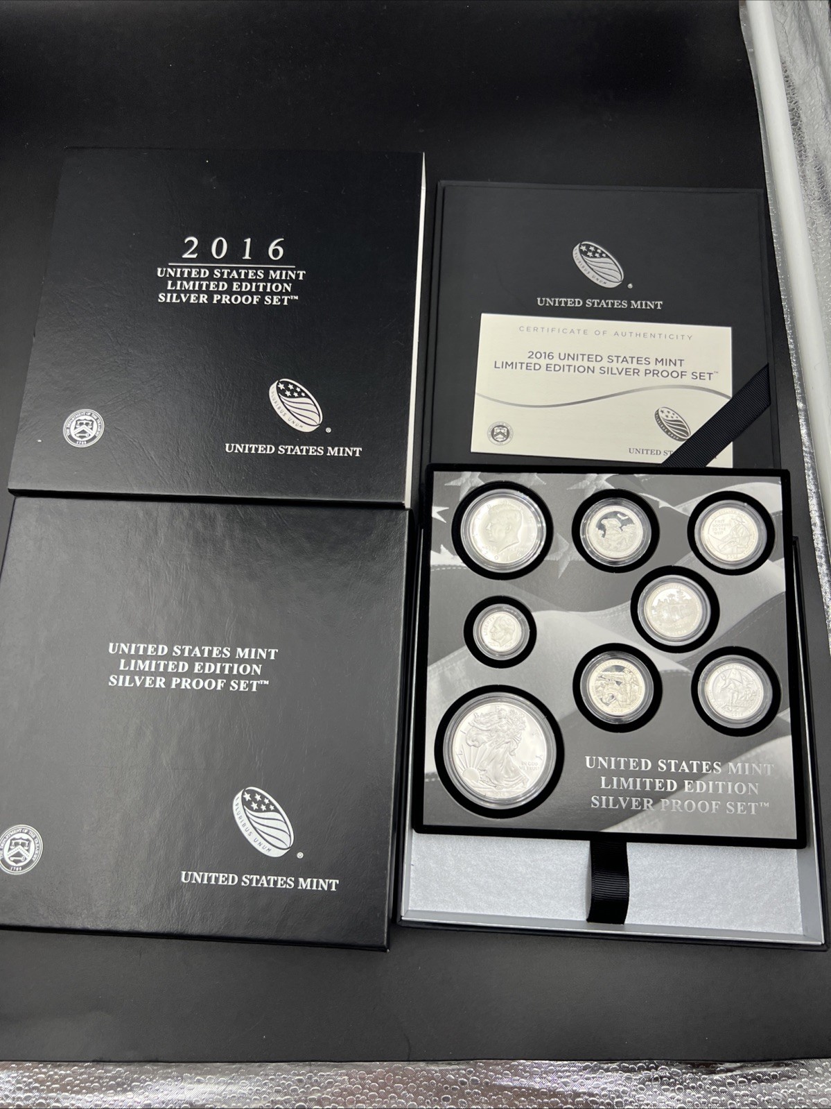 2016 Limited Edition US Silver Proof Set Complete w/ Box COA SK#b