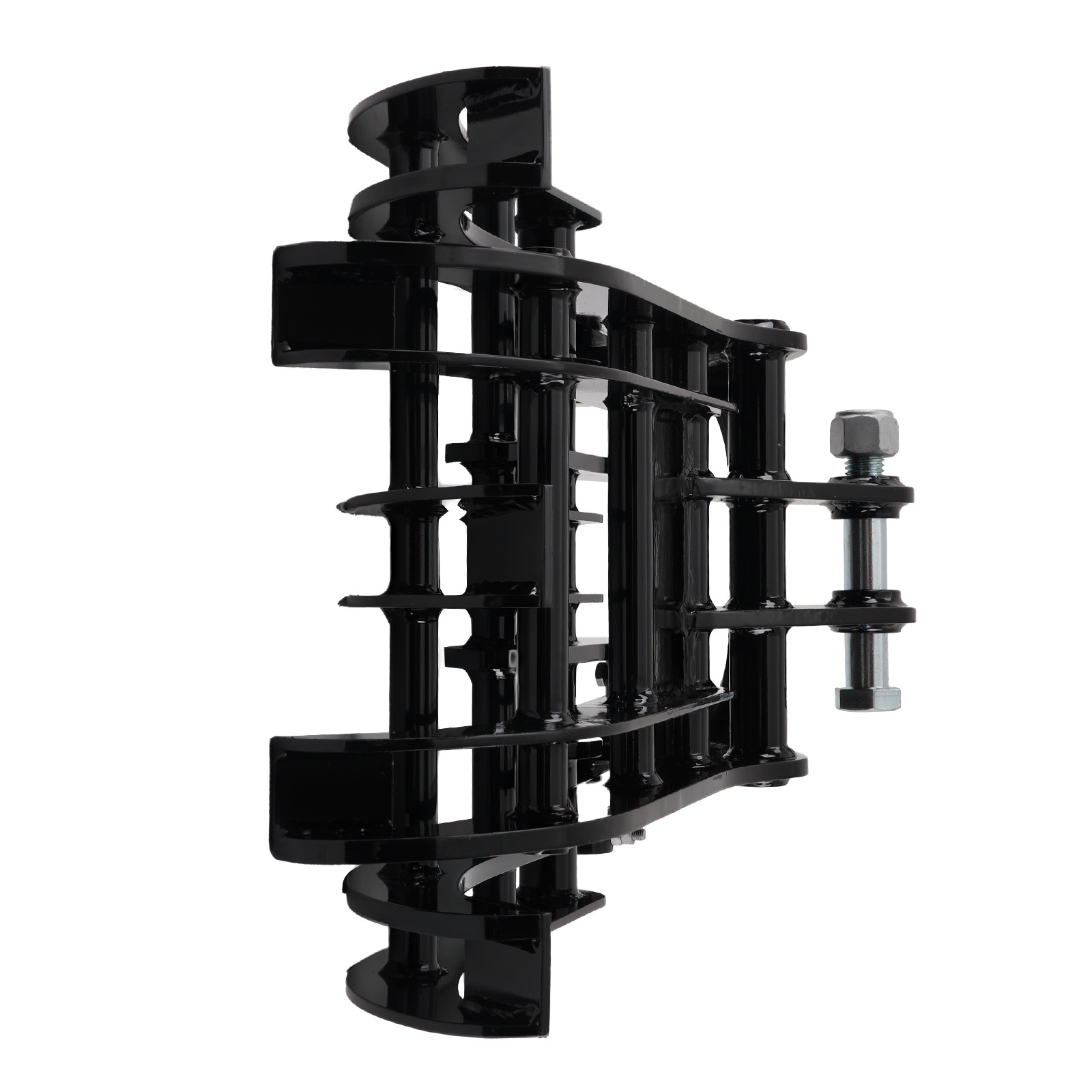 Black Powder Coated Grapple for 0.8-1.8 Tons Mini Excavator 465mm 25mm Hinge