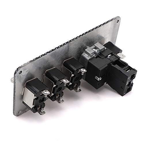 Jeemiter 12V 30A Ignition Switch Panel Kit, 5-in-1 Engine Start Push Button