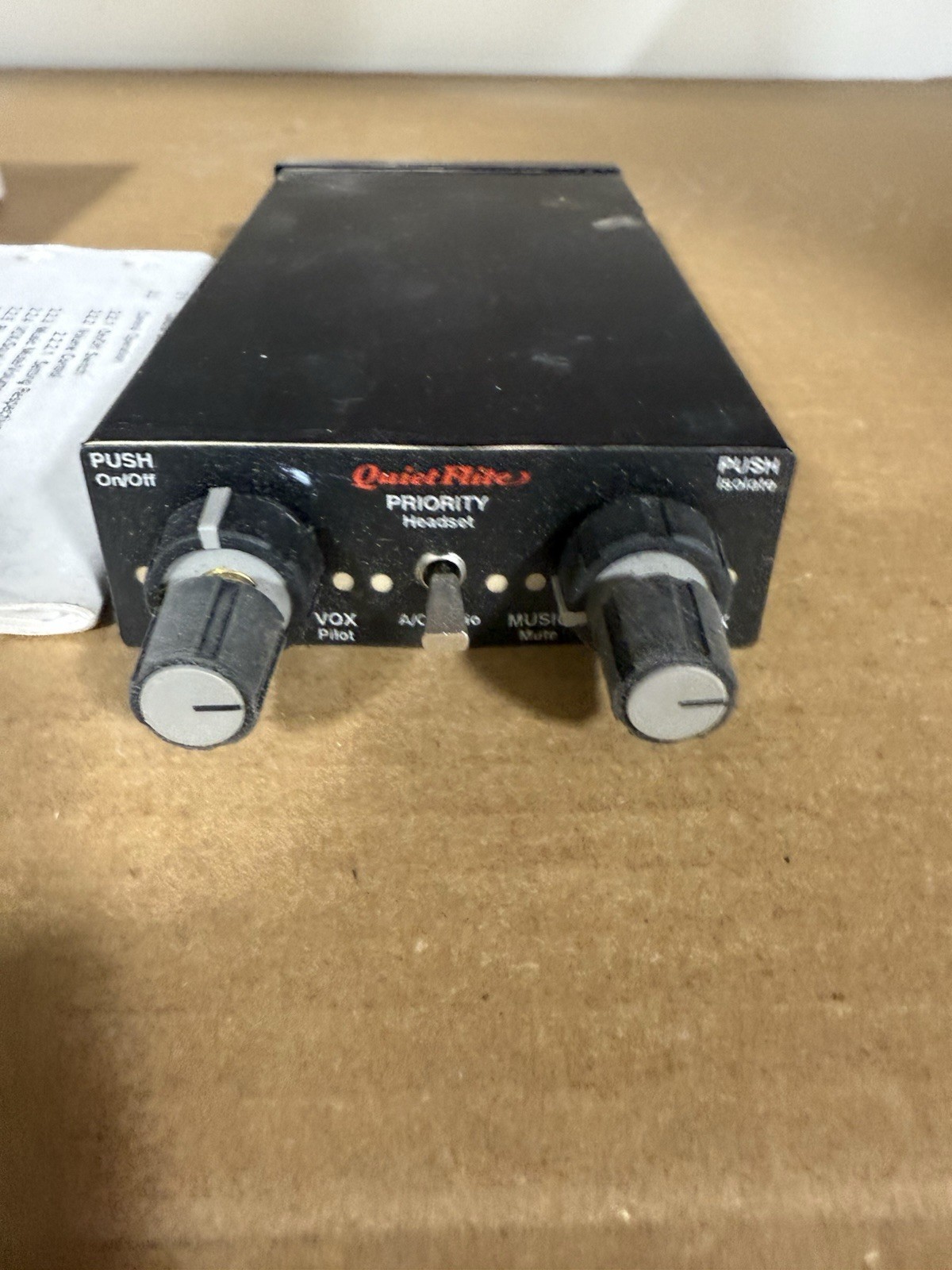 Aircraft intercom Quiet Flight Odyssey