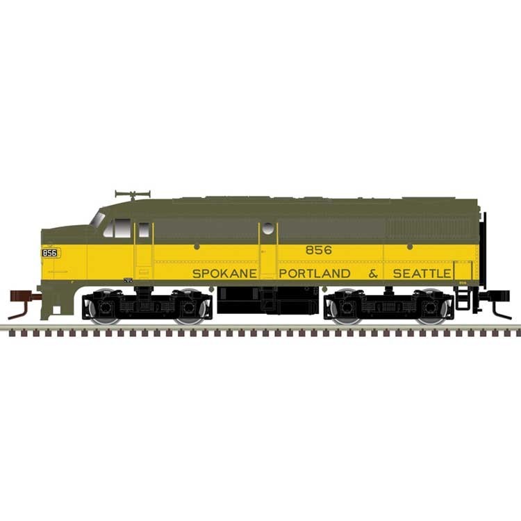 40005066 N-Scale Atlas Alco FA1 Large Numberboards Spokane Portland & Seattle