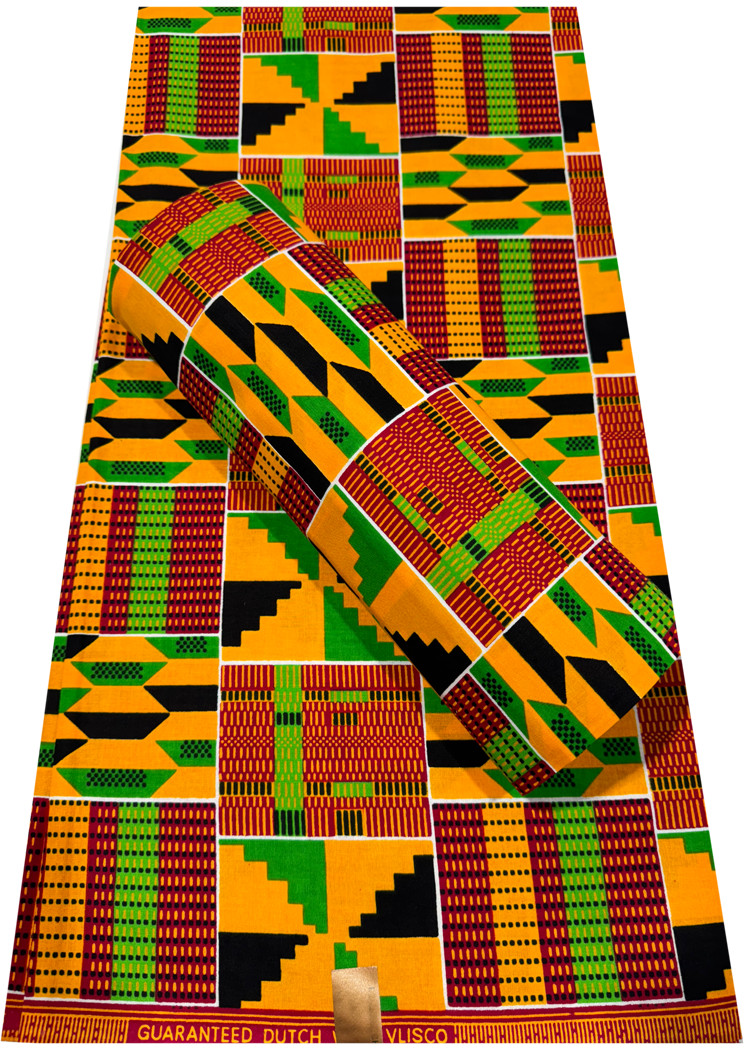 Attractive High Quality African Kente Wax Print, 100% Cotton,Sell by 6 Yards
