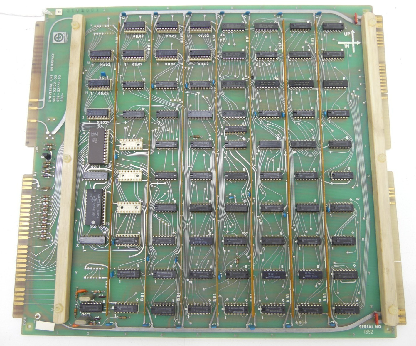 Giddings & Lewis 501-03122-00 / 502-02778-50 Universal CRT Interface PLC Board