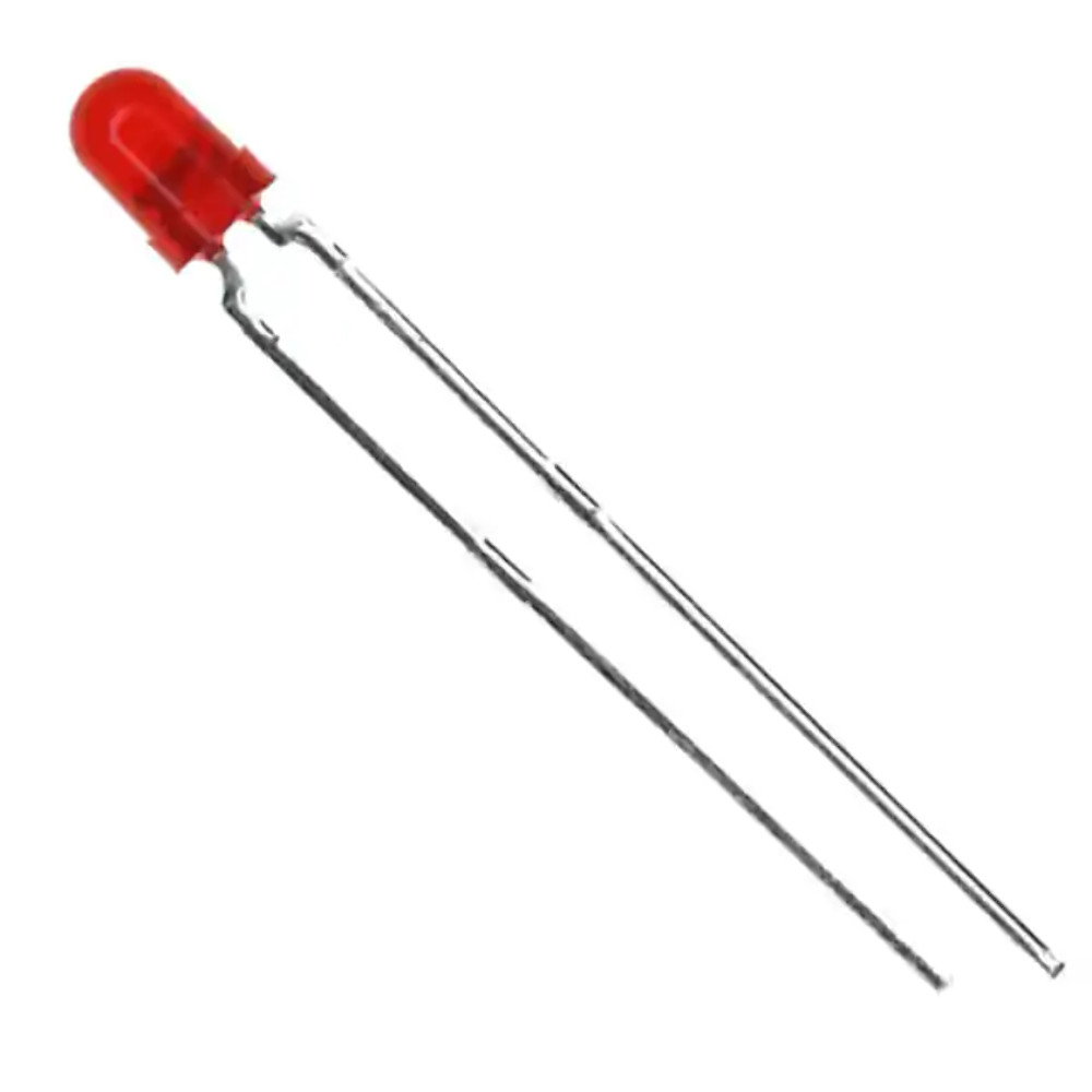 Pack of 10 TLHK4400 LED Uni-Color Red 643nm 2-Pin T-1 Radial