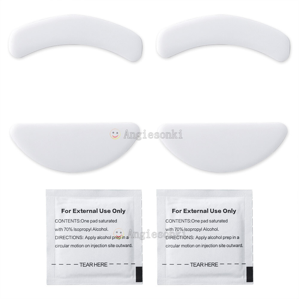 2 Sets White Curved Edges Mouse Feet Pads Skates for Razer viper Mini Mouse