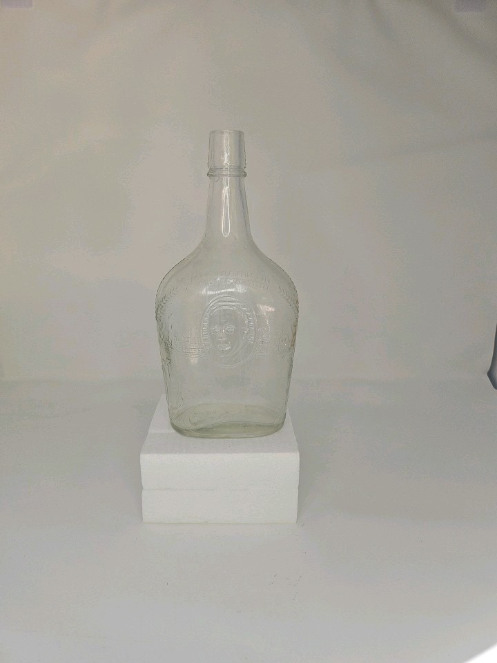 Harry Wilken Jr., Harry Wilken Sr., William T. Wilken, Embossed Liquor Bottle
