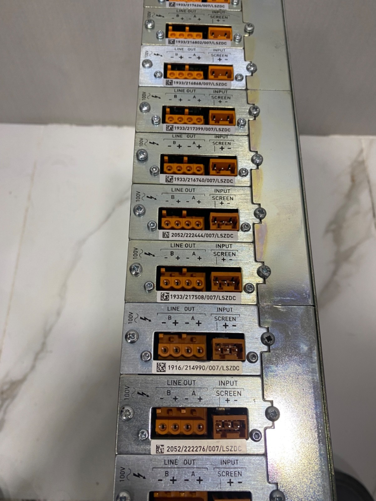 ASL V2000 Modular Power Amplifier with Different cards installed