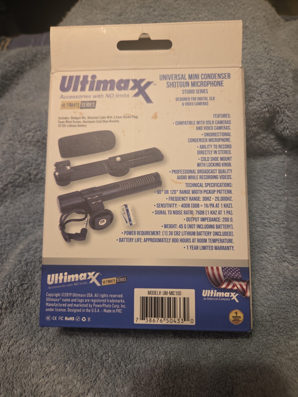 Utlimax Shotgun Microphone
