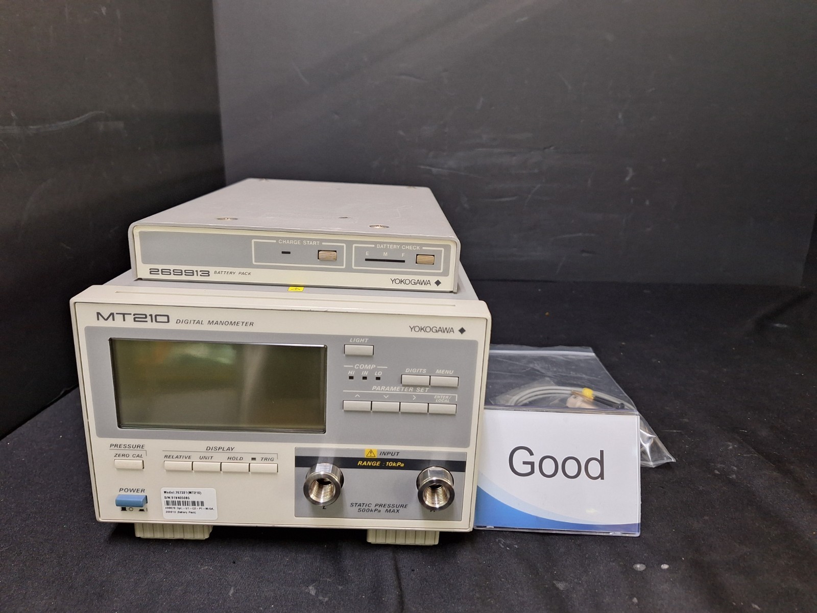 Yokogawa 767321 (MT210) Digital Manometer, Suffix -U1-C2-P1-M/DA (5085)