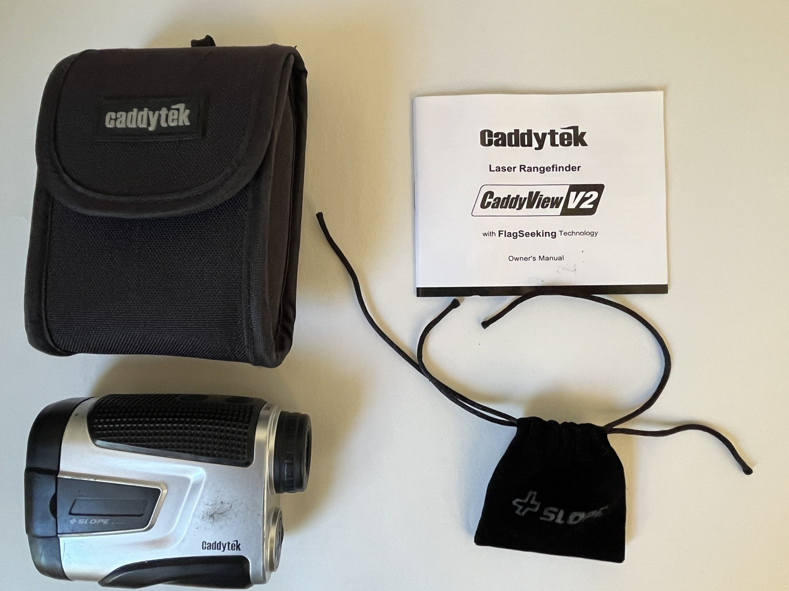 CADDYTEK CADDYVIEW V2 GOLF LASER RANGEFINDER W/ SLOPE