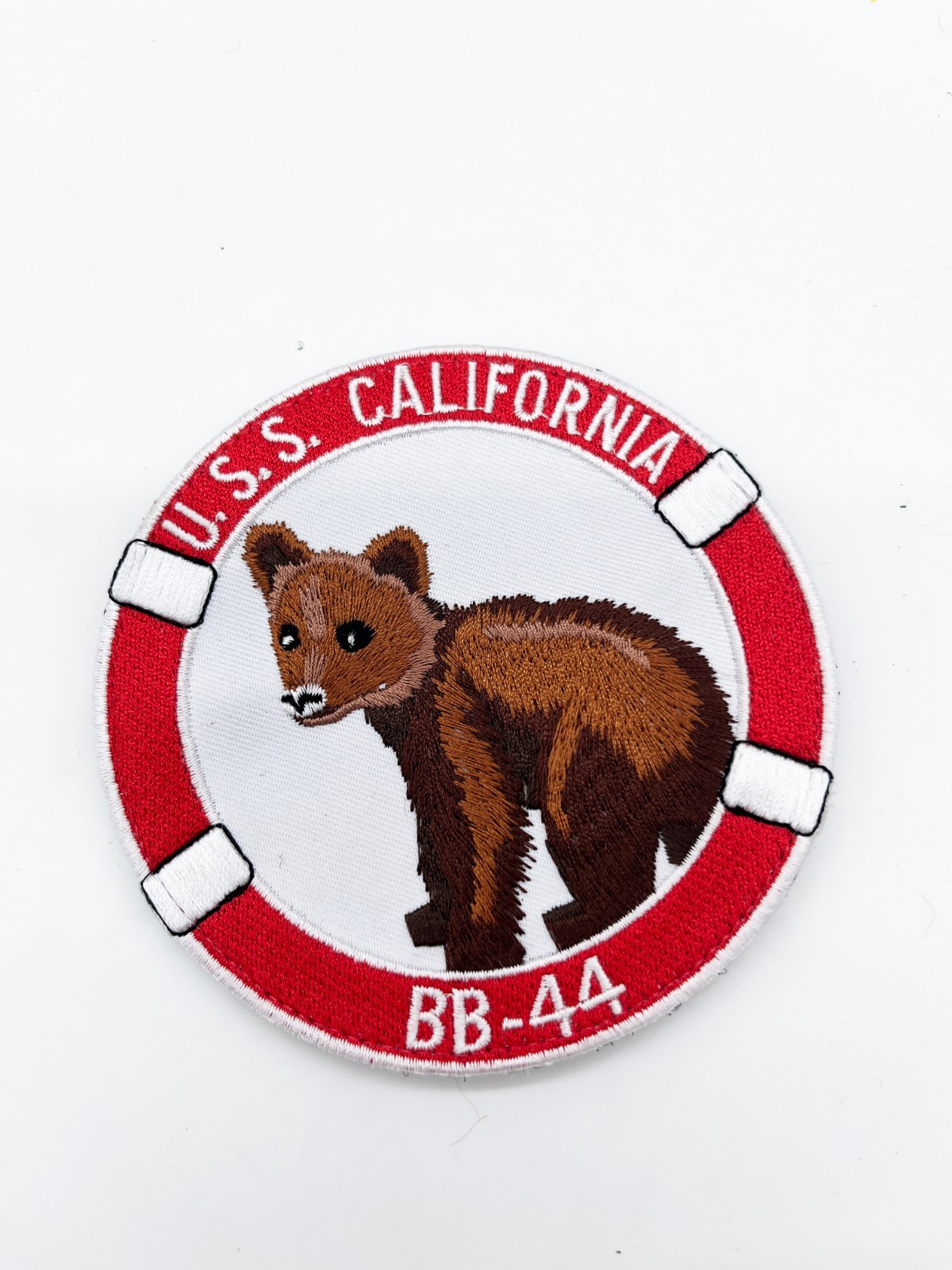 USS California BB-44 Patch - Hook and Loop, 4 inches