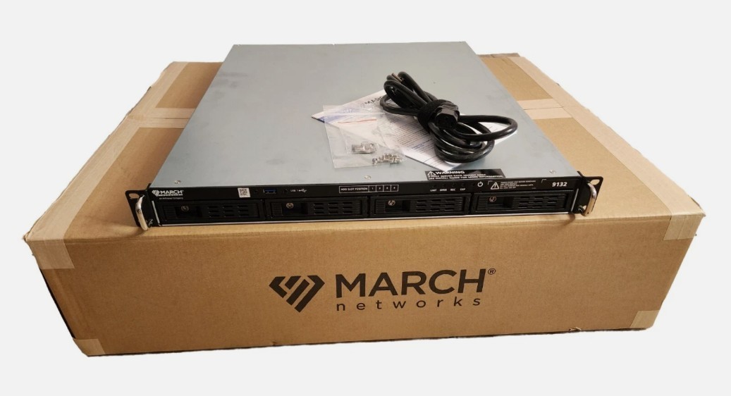March Networks 9132-32 Channel HD IP NVR Network Video Recorder Tested Orig Box