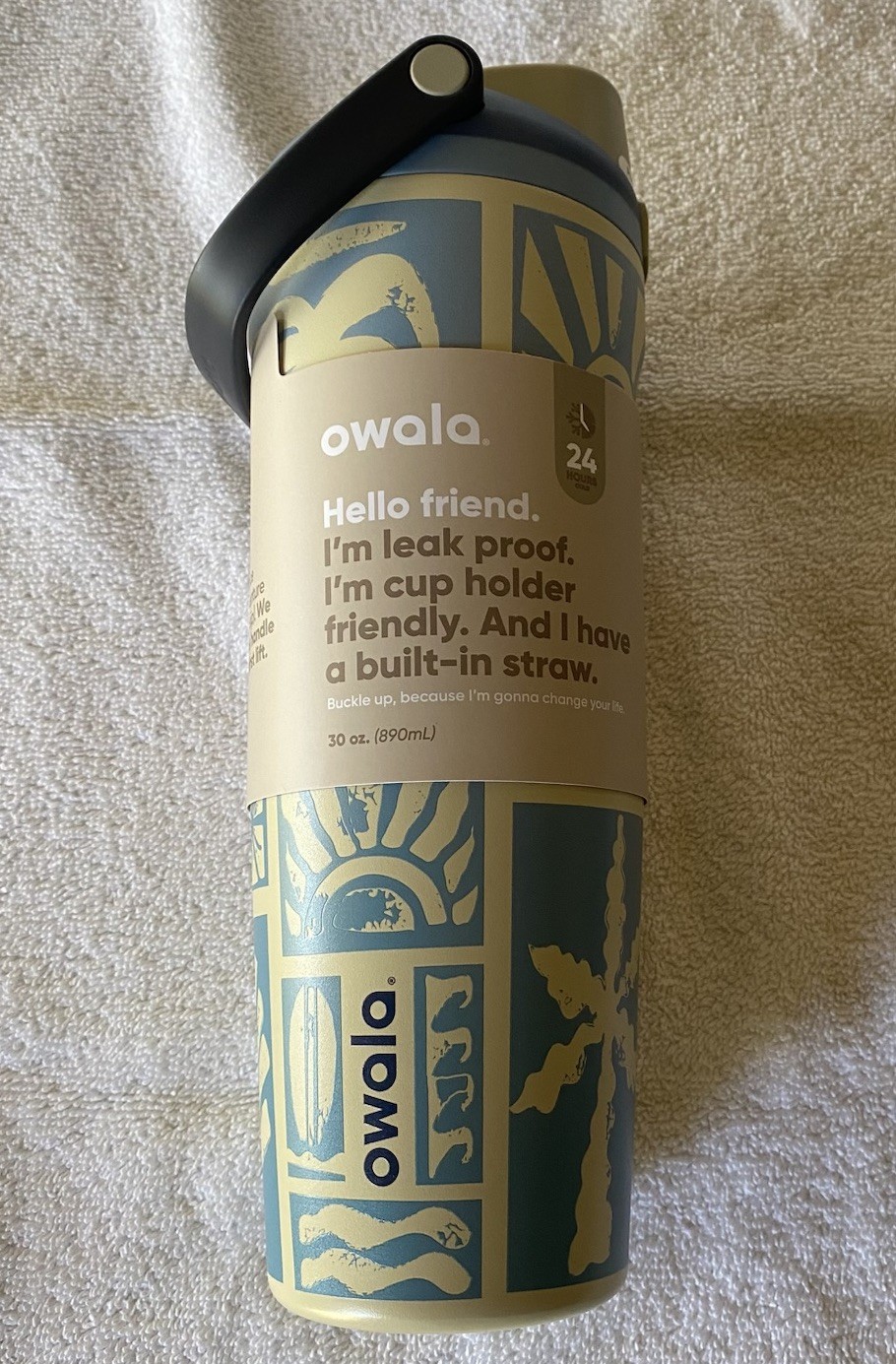 Owala FreeSip 30oz Vintage Surf Bottle Limited Edition Birthday Bash NEW