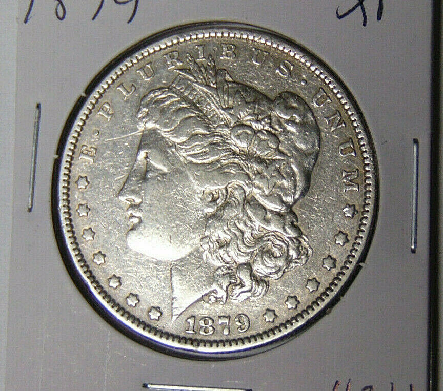 1879 Morgan Silver Dollar XF Philadelphia Mint Coin (4122)