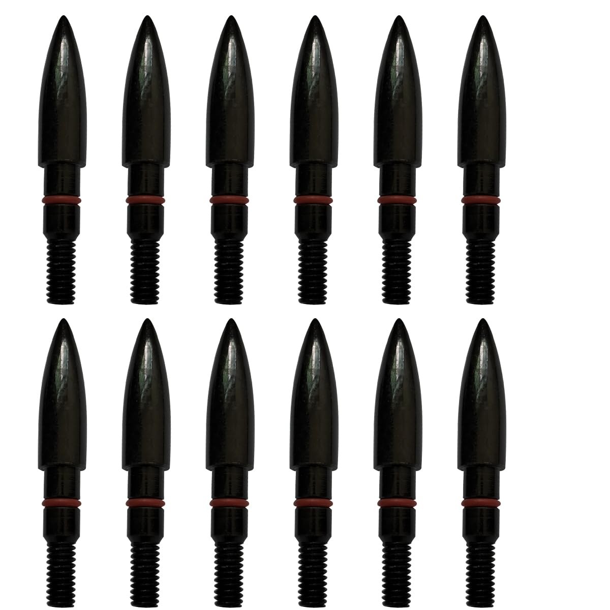 Archery Field Points 17/64 Inch 9/32 in 19/64 Inch 5/16 in (12 Pack) for Fiel...