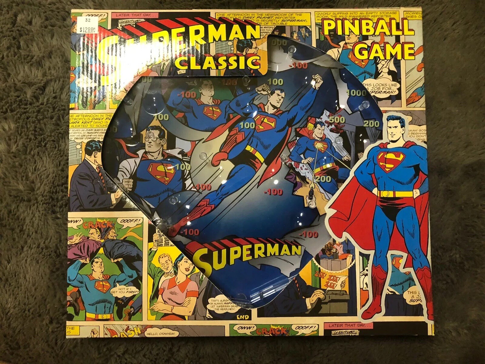 Superman Classic Pinball Game by Schyling Unused