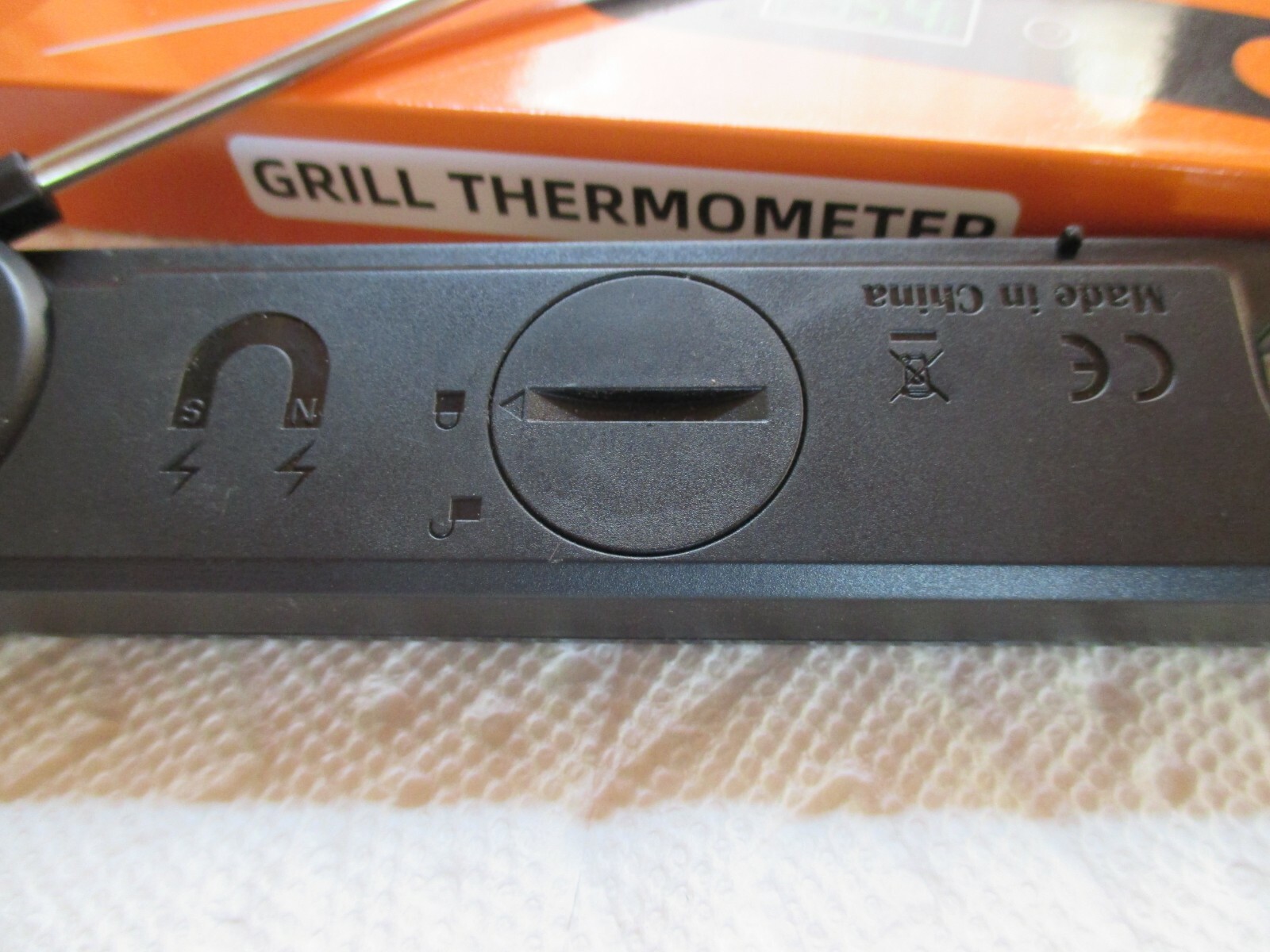 Digital Meat Thermometer Instant Read BBQ Cooking Waterproof Magnet on Backside