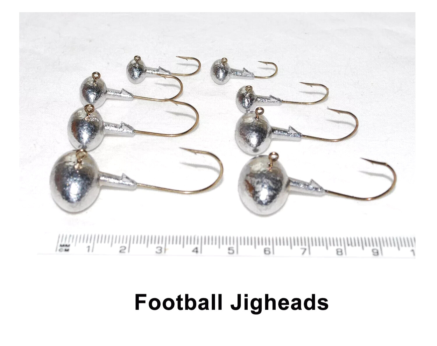 football Jigheads shads lures soft-plastics coarse sea game fishing
