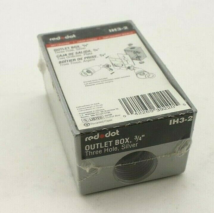 Red Dot IHD-2 1-Gang Outlet Box