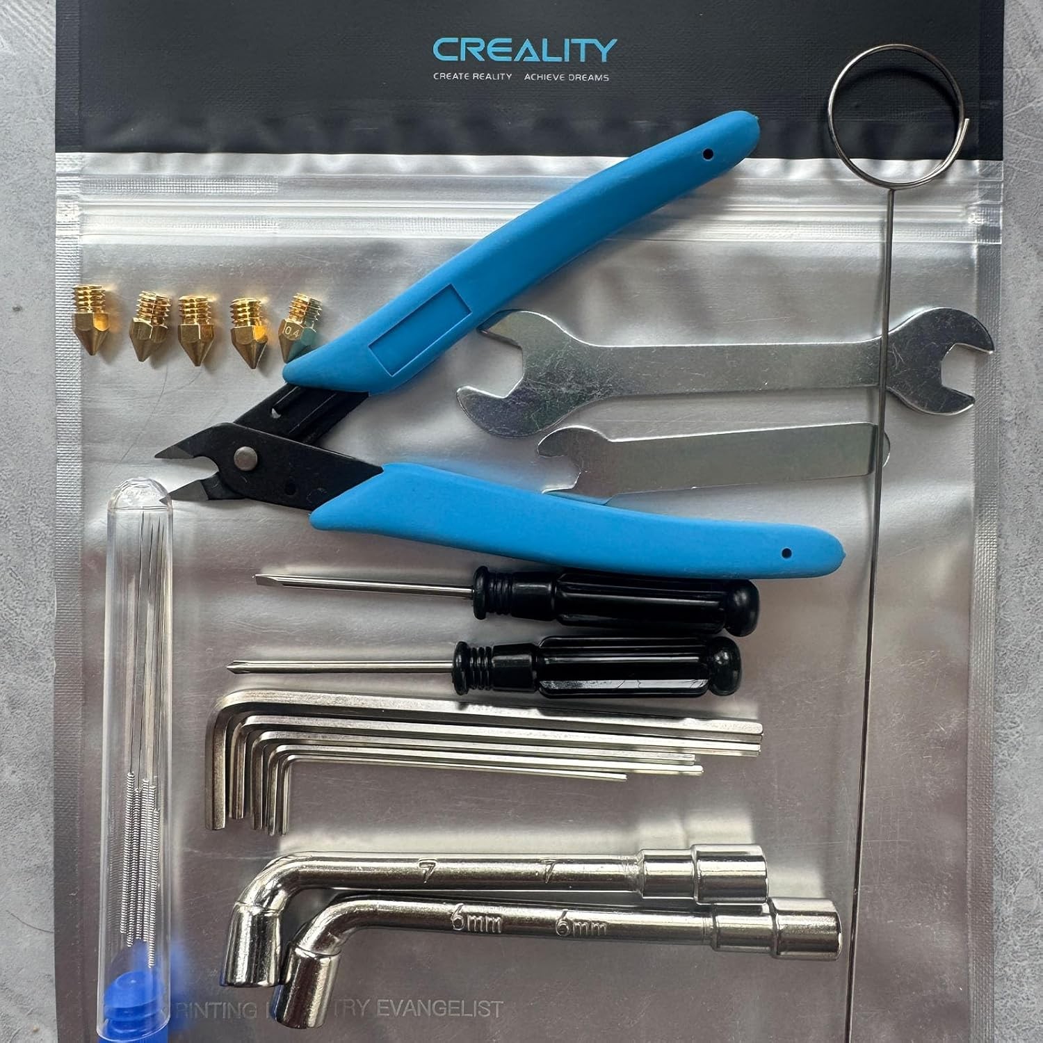 Creality Original 3D Printer Tool Kit, Printing Accessory Includes Clog...