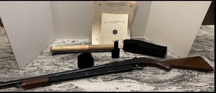RARE Daisy Air Rifle #25 With Metal Carving  Plastic Stock Plus More!