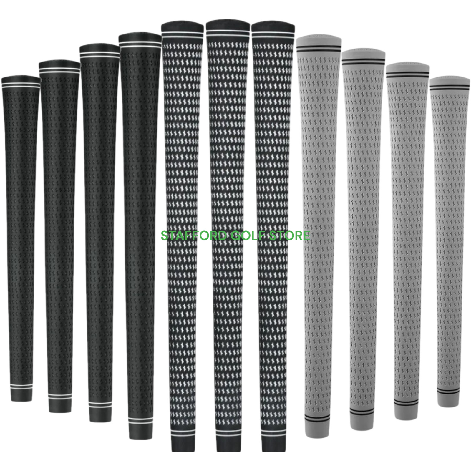 KARMA REVOLUTION 360 GOLF GRIPS BUNDLE STANDARD MIDSIZE +1/32” JUMBO +1/16” -NEW