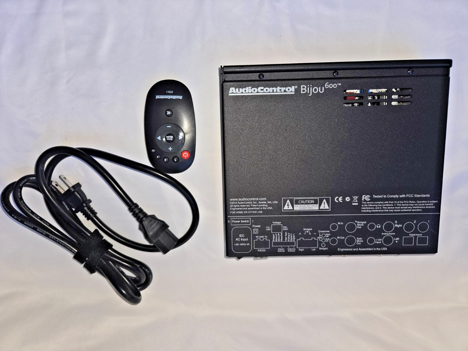 AudioControl Bijou 600 Rackmount Audio Processor w/ Remote – Made in USA