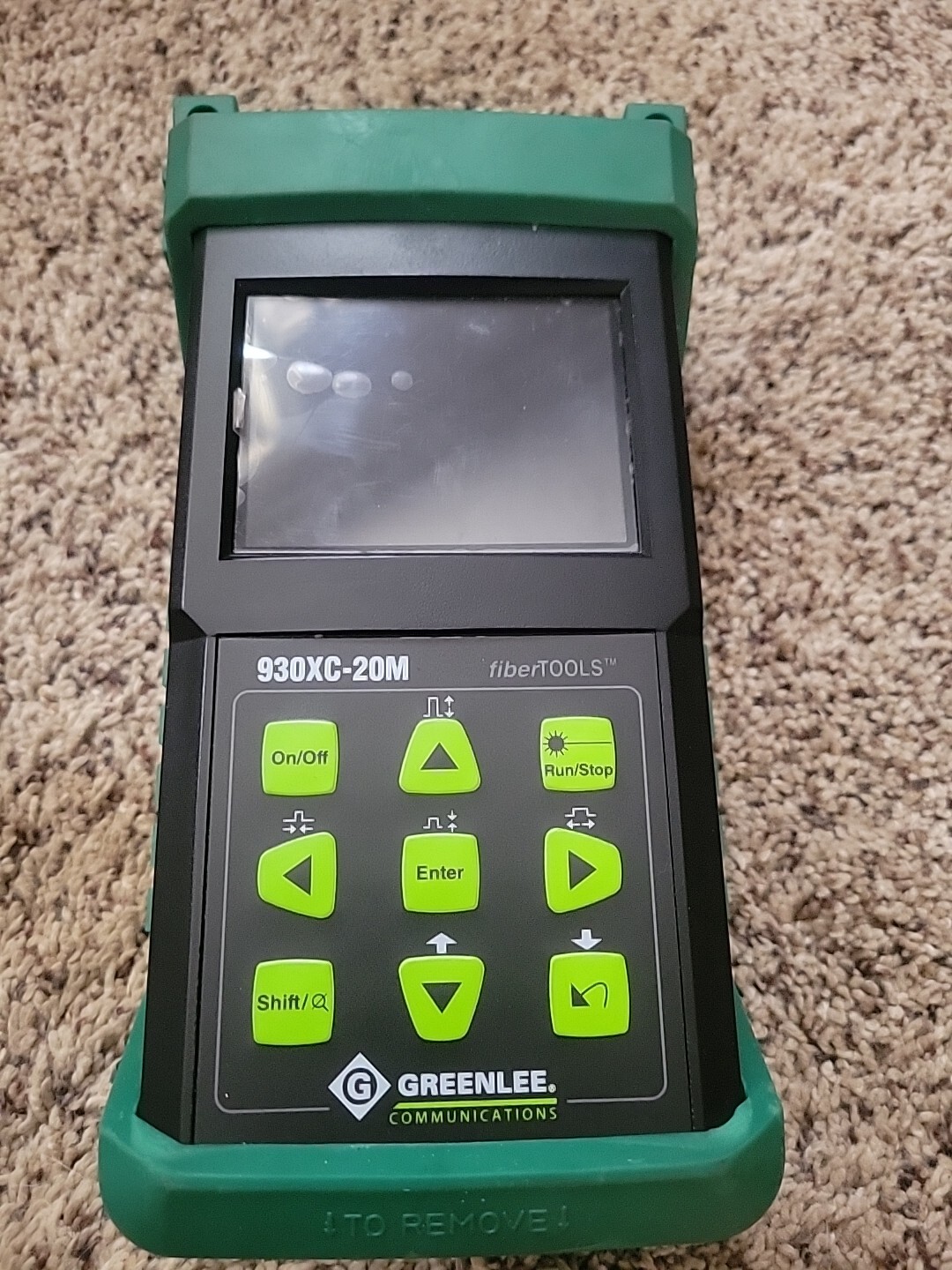 Greenlee 930XC-20M  UPC-SC MM Dual Wave OTDR OPM SLS   Fiber TOOLS