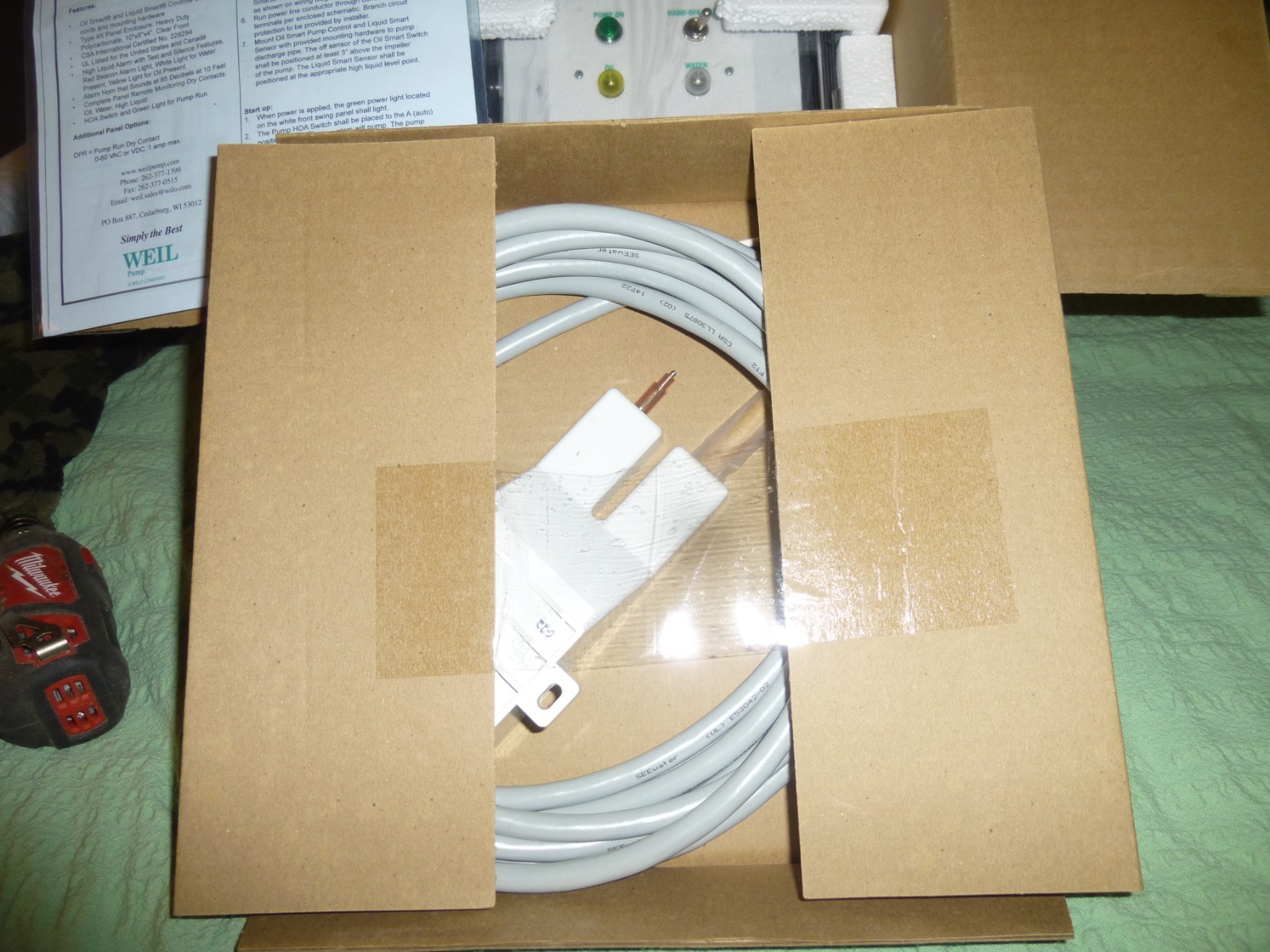 WEIL Pump A Wilo Company Smart Simplex Panel System Model 8176 New
