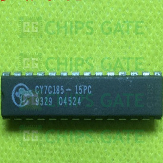2PCS NEW CY7C185- CYPRESS 9524+ DIP-28
