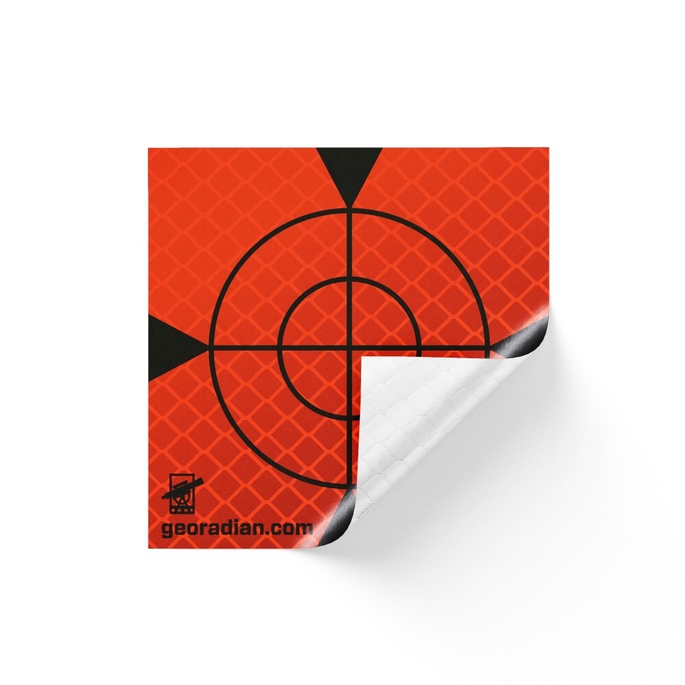 Reflective label 40mm x 40mm MIX 100p. Total Station