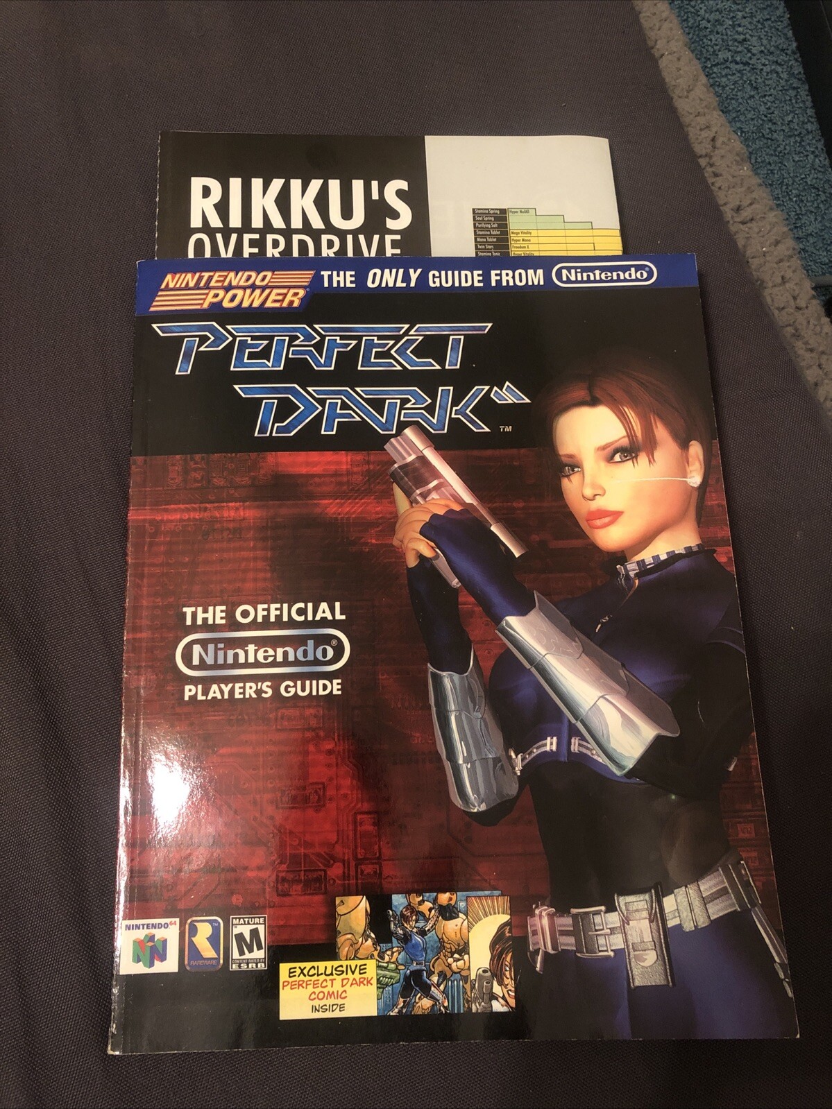 Perfect Dark Official Nintendo Power Player’s Guide (2000, Paperback) W/foldout
