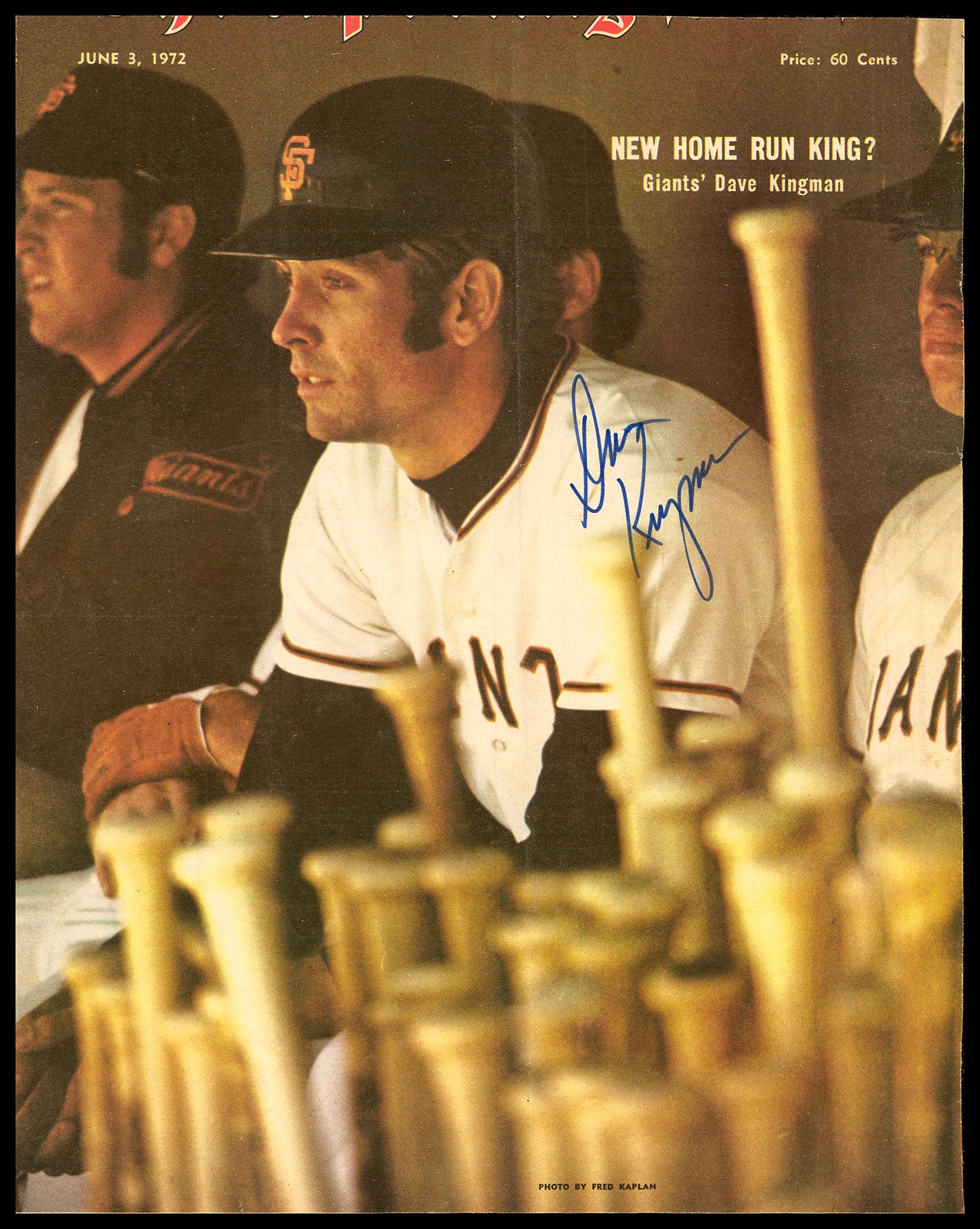 Dave Kingman Autographed Signed Sporting News Cover San Francisco Giants