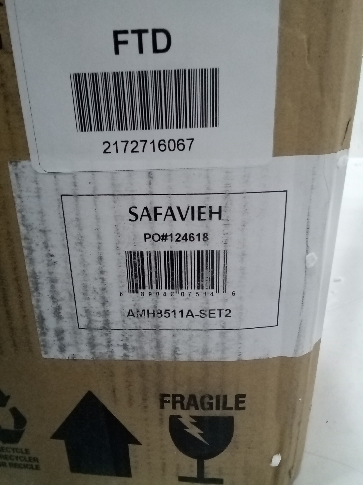 Safavieh Burris Side Chair, Reduced Price 2172716067 AMH8511A-SET2