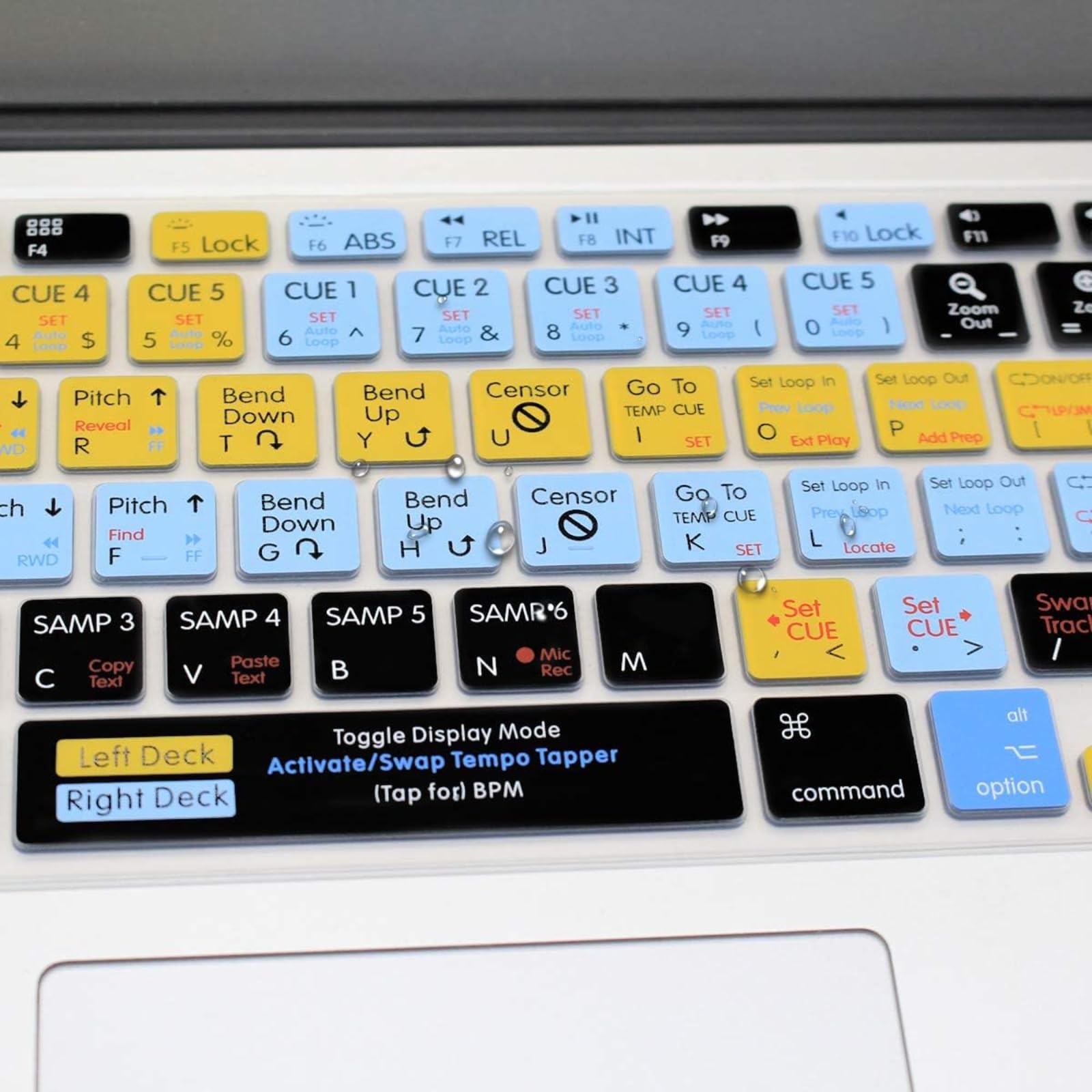 MMDW Serato Scratch Live Silicone Shortcuts Keyboard New