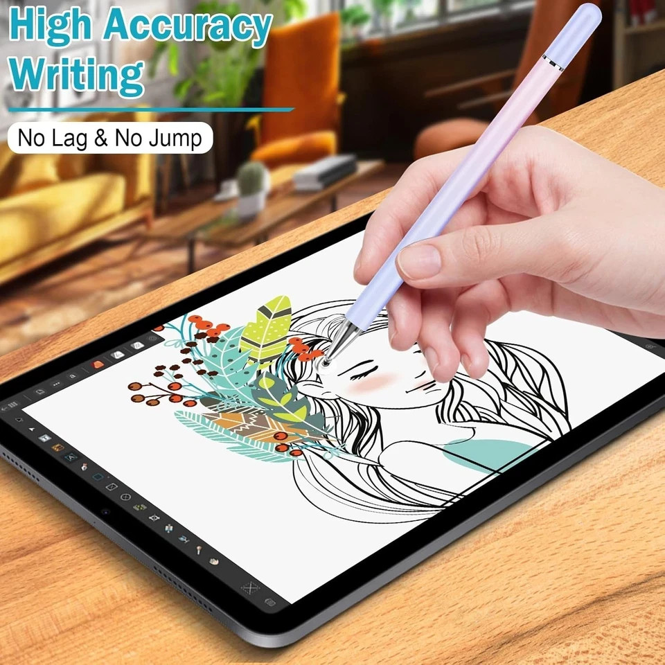 Stylus Pens for Touch Screens, 4 Pcs High Precision Disc with Gradient