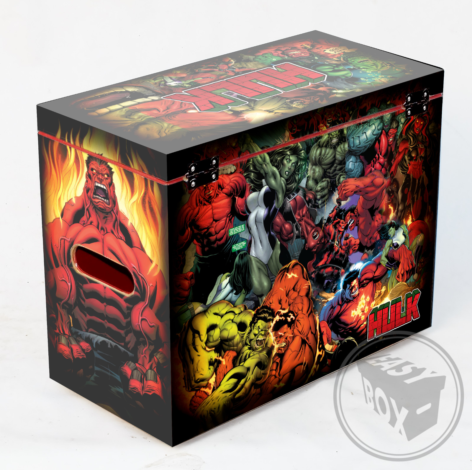 Hulk - Large Comic Book Hard Storage Box Chest MDF