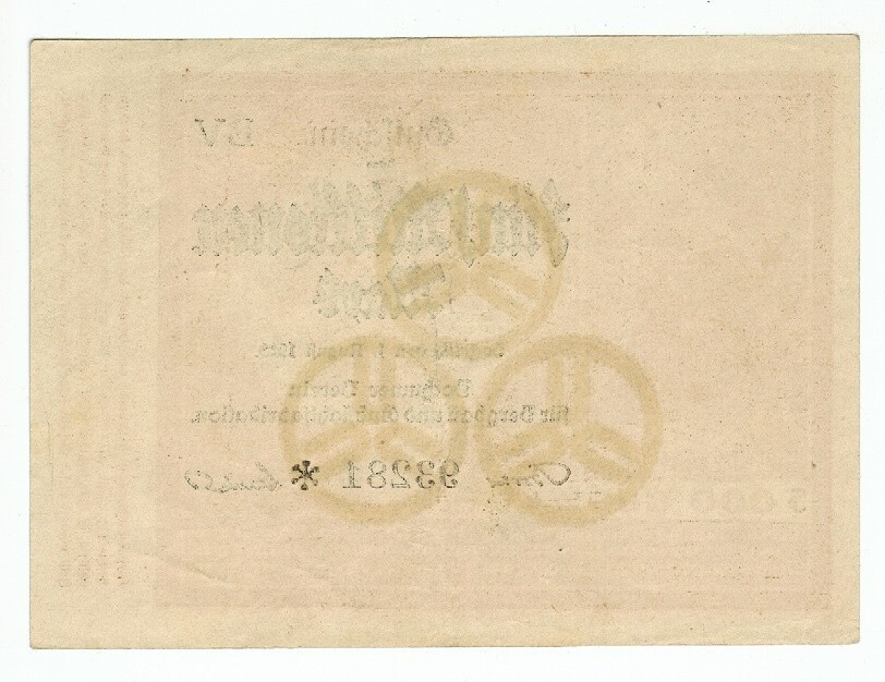 GERMANY BANKNOTE 5 MILLION MARK BOCHUM 1923