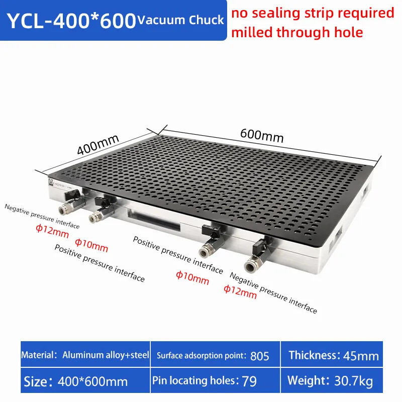 Vacuum Chuck Plate Fixtures for CNC Milling Machine Vacuum Suction Cup