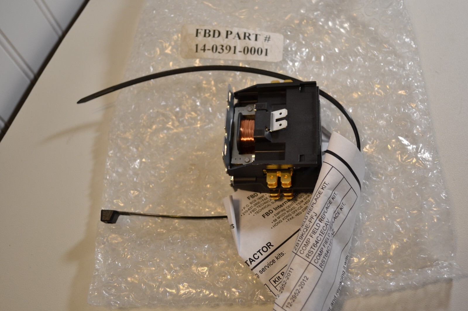 FBD 14-0391-0001 E-Box Contactor 24VDC 240/480/600VAC