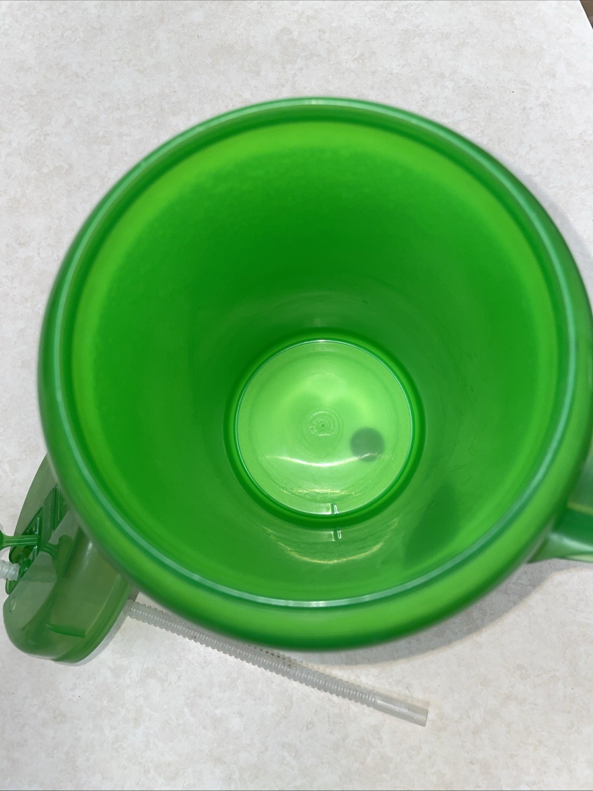 Vtg Whirley Mountain Dew XM-100oz Insulated Travel Mug w Lid, Straw & Handle
