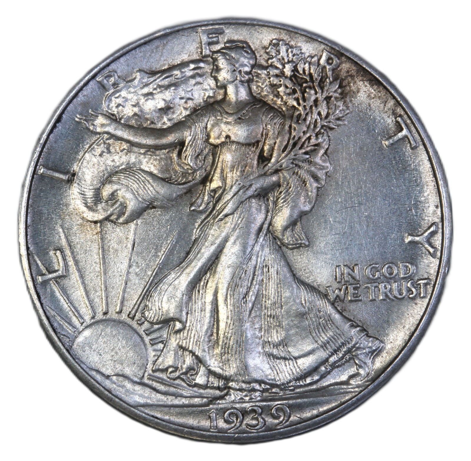 1939 50C Walking Liberty Half Dollar- Choice UNC- SMH-2261