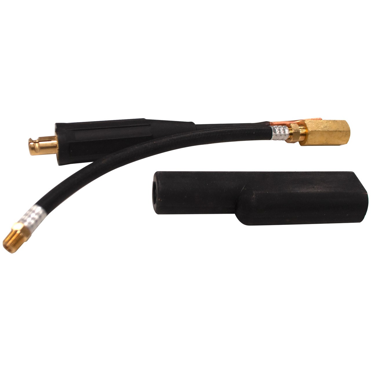 Weldtec TTC-200P Cable Connector With 2-MBP Type Male Plug Gas Hose 1/4 NPT