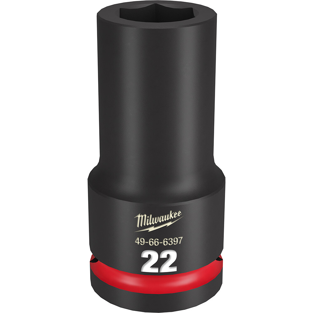 Milwaukee 49-66-6397 SHOCKWAVE Impact Duty 3/4 Drive 22MM Deep 6 Point Socket