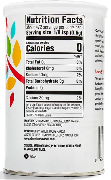 365 by Whole Foods Market Baking Powder Aluminum Free 10 Ounce